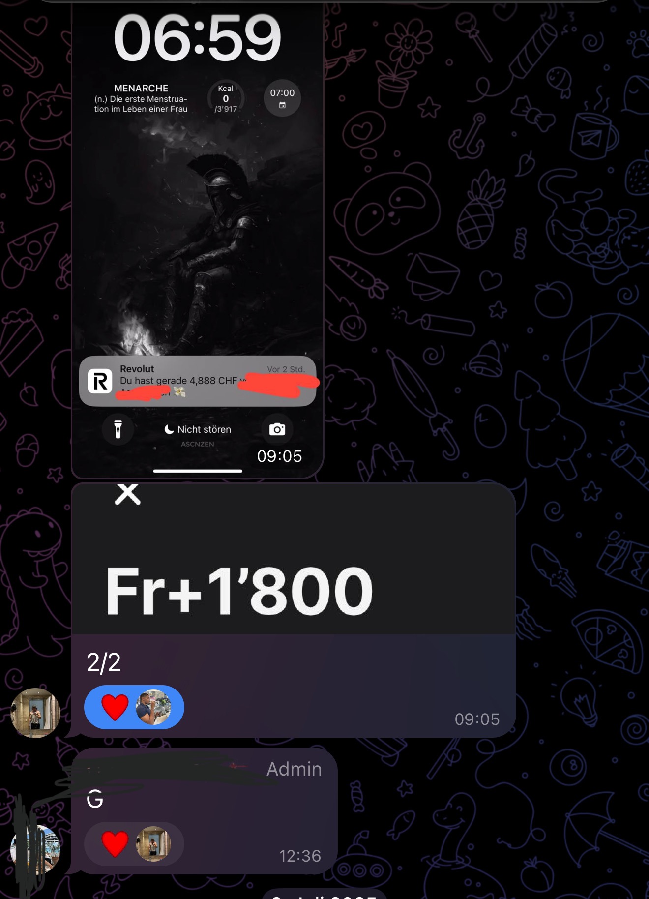 Teilnehmer-Nachricht 3