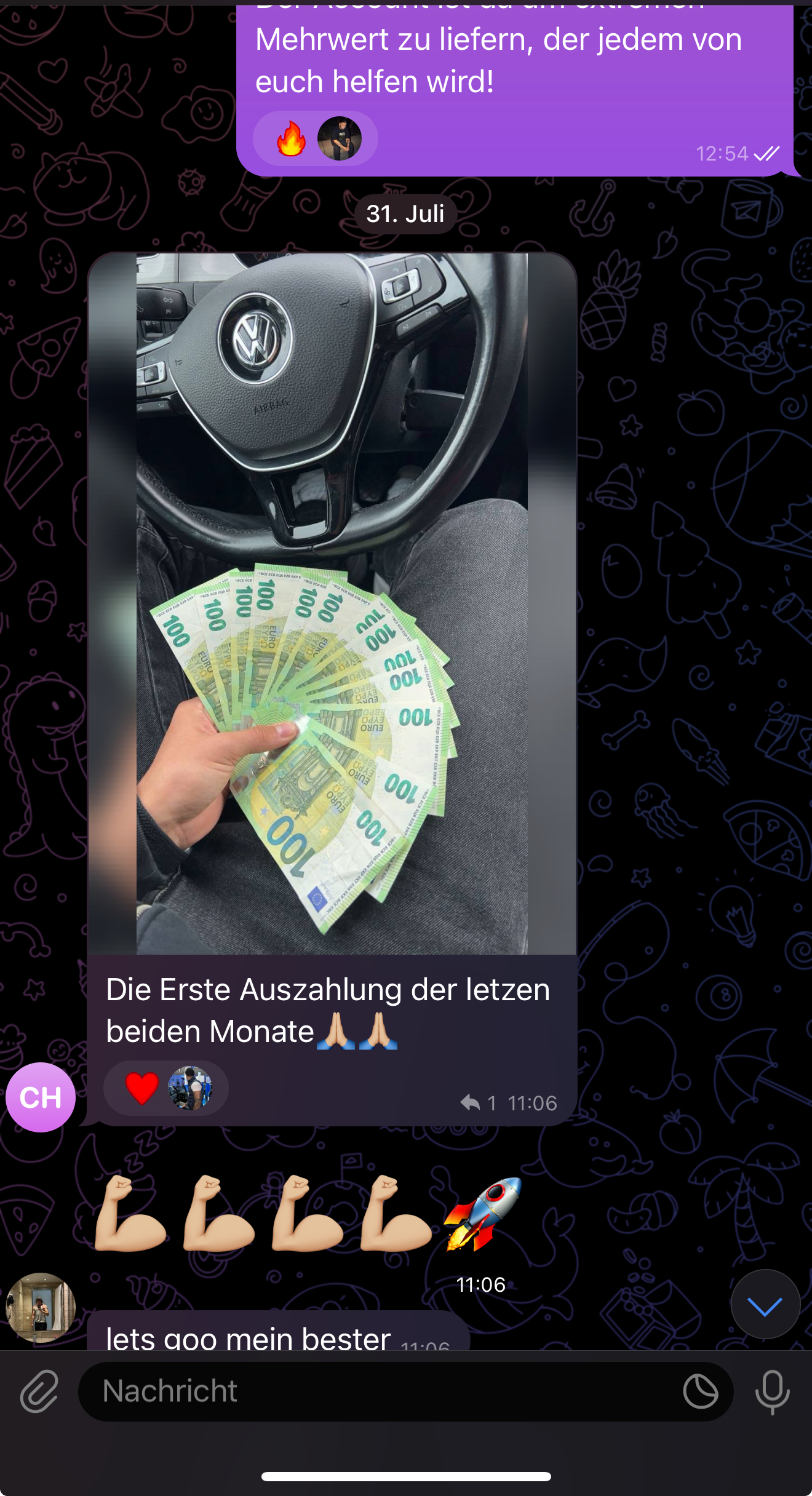 Teilnehmer-Nachricht 4