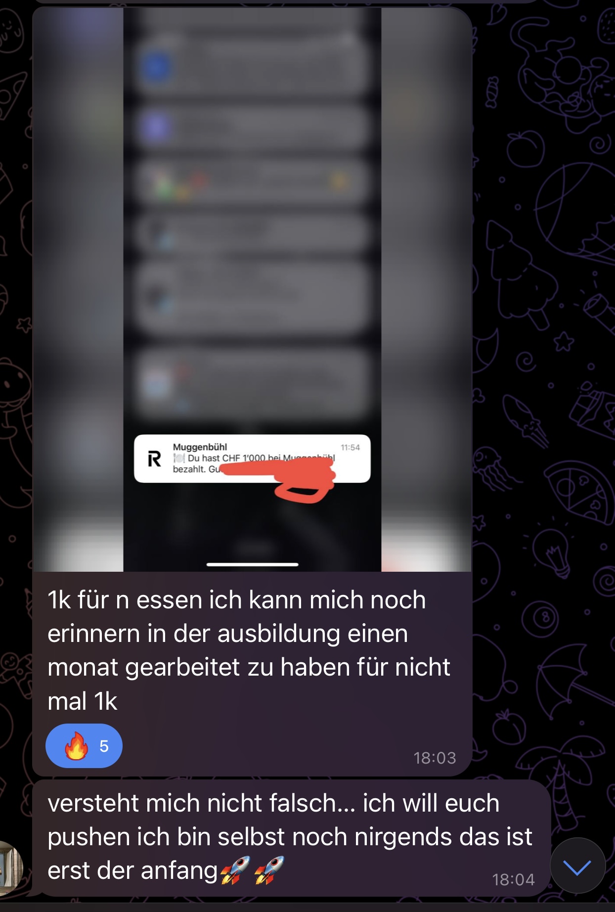 Teilnehmer-Nachricht 5