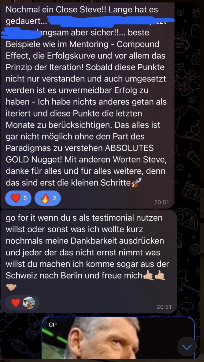 Teilnehmer-Nachricht 8